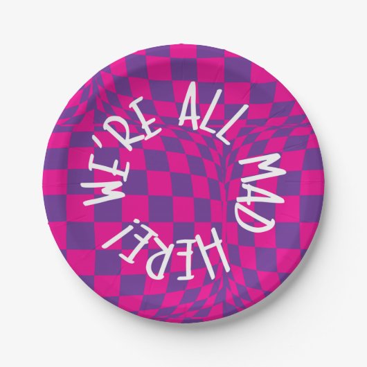 Alice im Wunderland - Lila Teller - waren alle tot (Vorderseite)