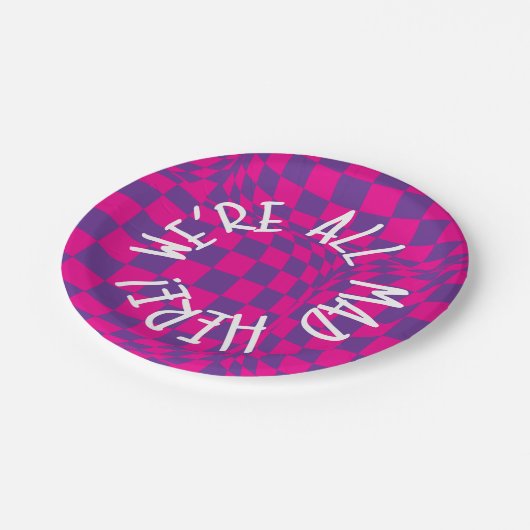 Alice im Wunderland - Lila Teller - waren alle tot (Schrägansicht)