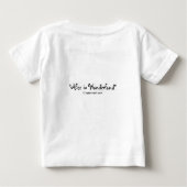 Alice im Wunderland Long Sleeve Kleinkind T - Shir Baby T-shirt (Rückseite)