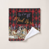 Alice im Wunderland Mad Cheshire Cat Badhandtuch Set (Waschlappen)