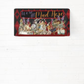 Alice im Wunderland Mad Cheshire Cat Banner (InSitu)