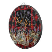 Alice im Wunderland Mad Cheshire Cat Dartscheibe (Vorderseite rechts)