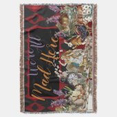 Alice im Wunderland Mad Cheshire Cat Decke (Vorderseite Vertikal)