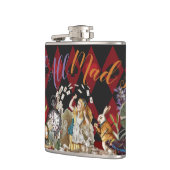 Alice im Wunderland Mad Cheshire Cat Flachmann (Links)