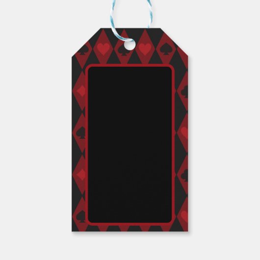 Alice im Wunderland Mad Cheshire Cat Geschenkanhänger (Rückseite)