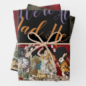 Alice im Wunderland Mad Cheshire Cat Geschenkpapier Set (Beispiel)
