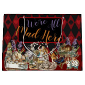 Alice im Wunderland Mad Cheshire Cat Große Geschenktüte (Vorderseite)