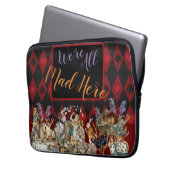 Alice im Wunderland Mad Cheshire Cat Laptopschutzhülle (Vorderseite Links)