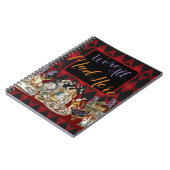 Alice im Wunderland Mad Cheshire Cat Notizblock (Linke Seite)