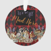 Alice im Wunderland Mad Cheshire Cat Ornament (Vorderseite)