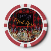 Alice im Wunderland Mad Cheshire Cat Pokerchips (Vorderseite)