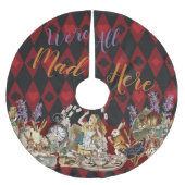 Alice im Wunderland Mad Cheshire Cat Polyester Weihnachtsbaumdecke (Vorderseite)