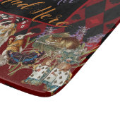 Alice im Wunderland Mad Cheshire Cat Schneidebrett (Ecke)