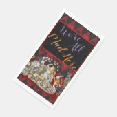 Alice im Wunderland Mad Cheshire Cat Serviette (Ecke)