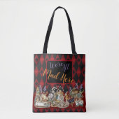 Alice im Wunderland Mad Cheshire Cat Tasche (Vorderseite)