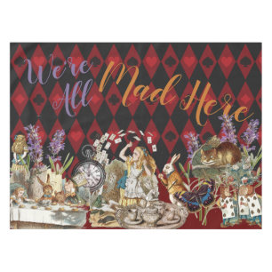 Alice im Wunderland Mad Cheshire Cat Tischdecke