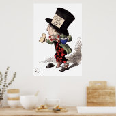 Alice im Wunderland - Mad Hatter (Farbe) Poster (Küche)