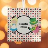 Alice im Wunderland Mad Hatter Kinder Weihnachten Ornament Aus Glas