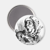 Alice im Wunderland Mad Hatter Magnet (Vorderseite/Rückseite)