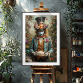 Alice im Wunderland Mad Hatter mit Teapot-Geschich Poster