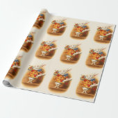 Alice im Wunderland Mad Hatter Rabbit Geschenk Geschenkpapier (Ungerollt)