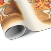 Alice im Wunderland Mad Hatter Rabbit Geschenk Geschenkpapier (Rolleneckpunkt)