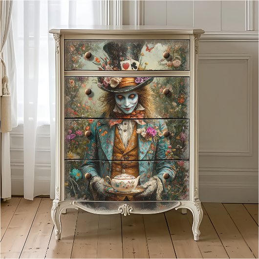 Alice im Wunderland Mad Hatter Seidenpapier