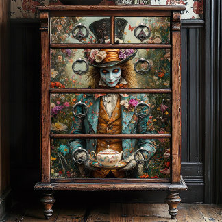 Alice im Wunderland Mad Hatter Seidenpapier