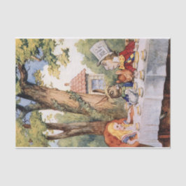 Alice im Wunderland Mad Hatter Tee Party Decoupage Seidenpapier