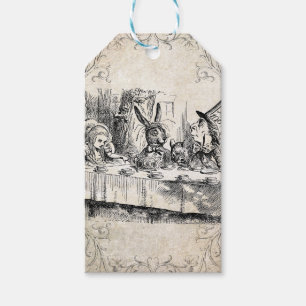 Alice im Wunderland Mad Hatter Tee Party Geschenk- Geschenkanhänger