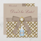 Alice im Wunderland Mad Hatter Tee Party lädt ein Einladung (Vorne/Hinten)