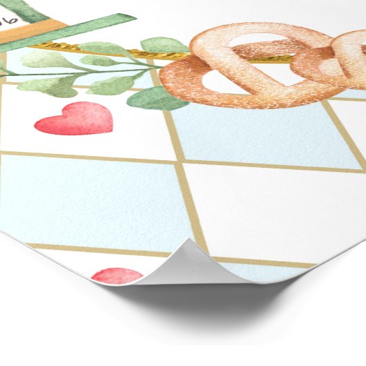 Alice im Wunderland Mad Hatter Tee Party Willkomme Poster (Ecke)