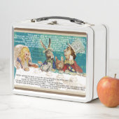 Alice im Wunderland Mad Hatters Tea Party Metall Lunch Box (Beispiel)