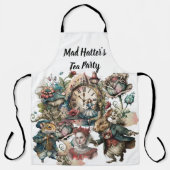 Alice im Wunderland Mad Hatters Tea-Party Schürze (Vorderseite)