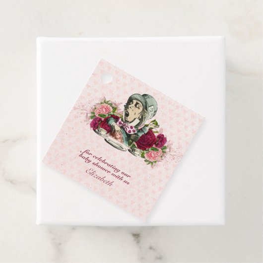 Alice im Wunderland Mad Hatters Tee Party Custom Geschenkanhänger (Beispiel)