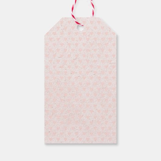 Alice im Wunderland Mad Hatters Tee Party Custom Geschenkanhänger (Rückseite)