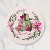 Alice im Wunderland Mad Hatters Tee Party Custom Geschenkanhänger (Vorderseite)