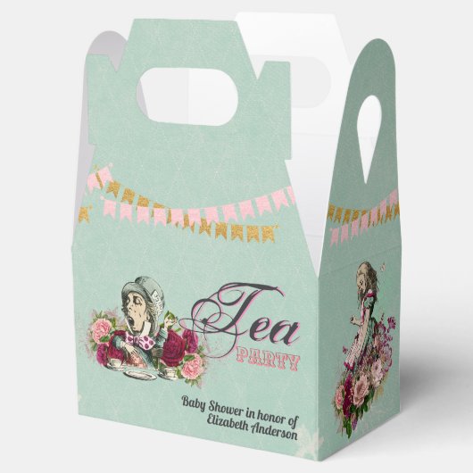 Alice im Wunderland Mad Hatters Tee Party Custom Geschenkschachtel (Geöffnet)