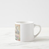 Alice im Wunderland Mad Tea Party Kunst Espressotasse (Rechts)