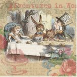 Alice im Wunderland Mad Tea Party Kunst Freistehende Fotoskulptur<br><div class="desc">Alice im Wunderland verrückte Tee Party - Alice's Adventures in Wonderland hat dieses wunderbare Bild von The Mad Tea Party. Das basiert auf dem originalen klassischen Alice-Buch, aus der Mitte des 19. Jahrhunderts, das Alice zeigt, wie sie am Ende des Tisches sitzt, in einem großen überfüllten Stuhl, dem weißen Kaninchen,...</div>