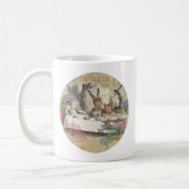 Alice im Wunderland Mad Tea Party Kunst Kaffeetasse (Links)
