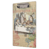 Alice im Wunderland Mad Tea Party Kunst Klemmbrett (Links)