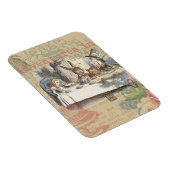 Alice im Wunderland Mad Tea Party Kunst Magnet (Rechte Seite)