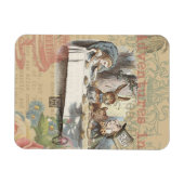 Alice im Wunderland Mad Tea Party Kunst Magnet (Horizontal)