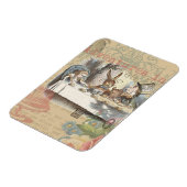 Alice im Wunderland Mad Tea Party Kunst Magnet (Linke Seite)