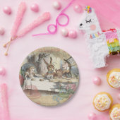 Alice im Wunderland Mad Tea Party Kunst Pappteller (Party)