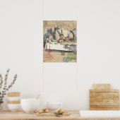 Alice im Wunderland Mad Tea Party Kunst Poster (Küche)