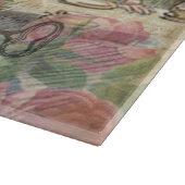 Alice im Wunderland Mad Tea Party Kunst Schneidebrett (Ecke)