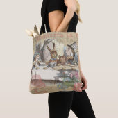Alice im Wunderland Mad Tea Party Kunst Tasche (Von Nahem)