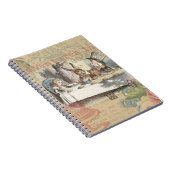 Alice im Wunderland Mad Tea Party Notizblock (Rechte Seite)